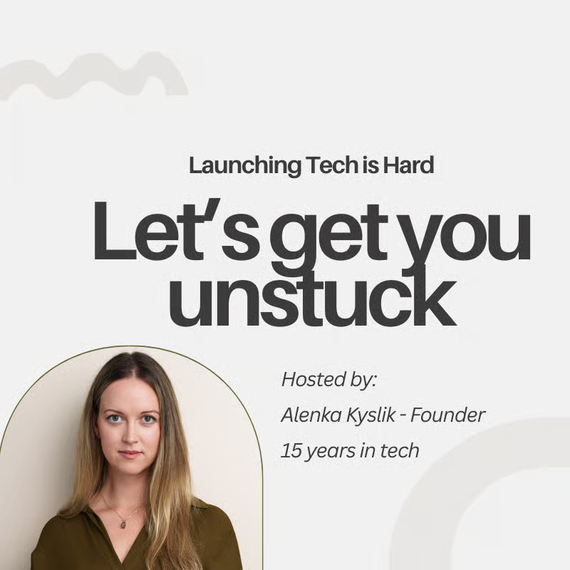 Let's Get You Unstuck — free webinar promo with founder Alenka Kyslik