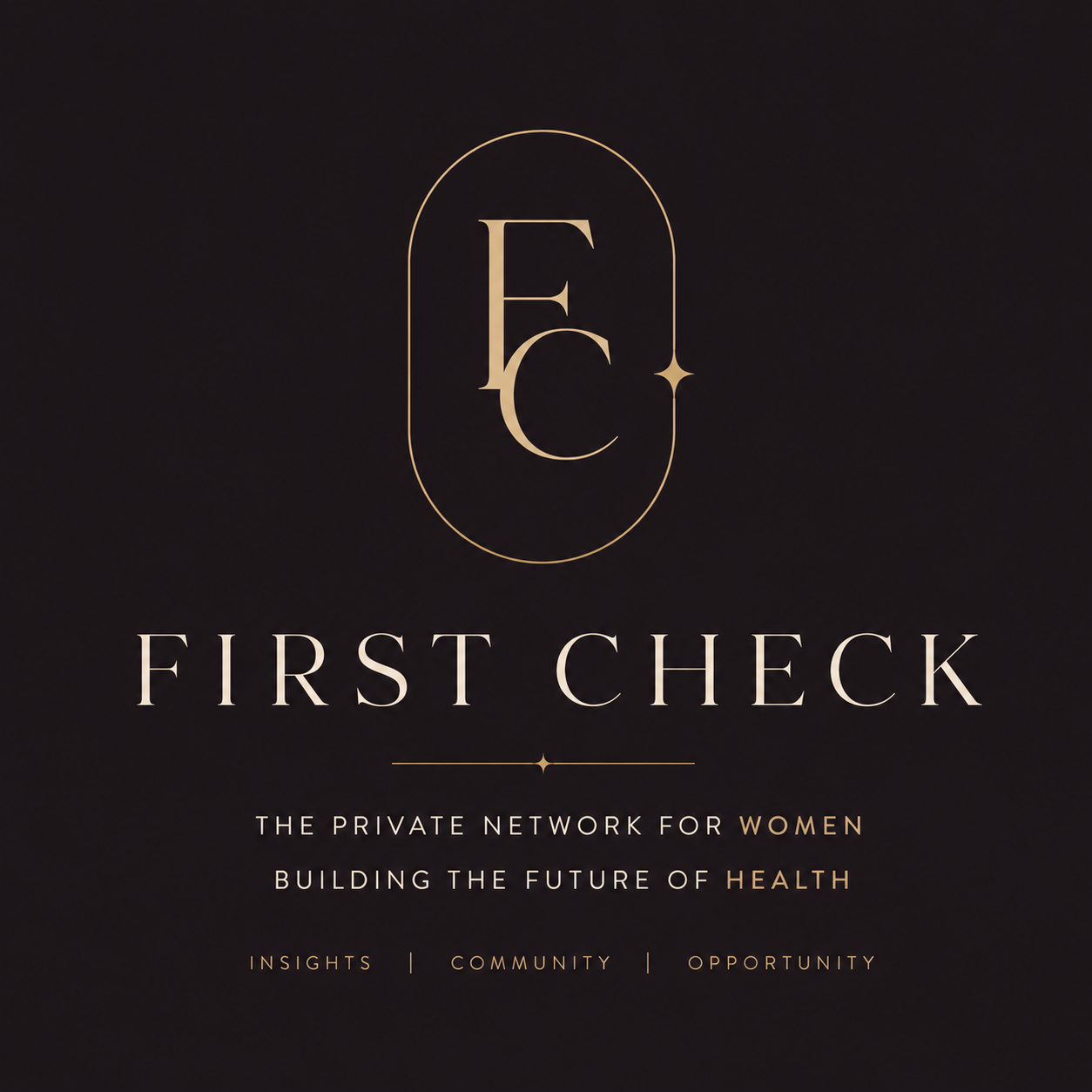 First Check Collective — The private network for women building the future of health